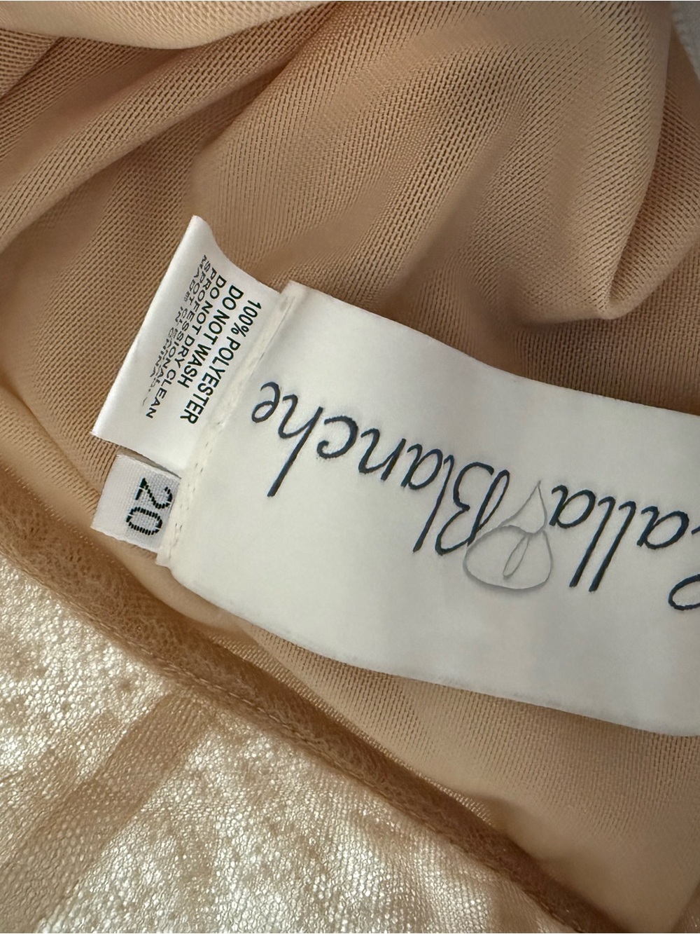 Calla Blanche “Midge” Designer Wedding Dress - Size 20 Sample - Picture 8 of 12